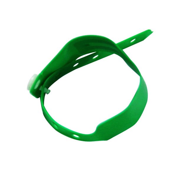 green plastic wristbands