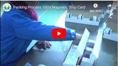 Συσκευασία κάρτας μαγνητικής λωρίδας 100